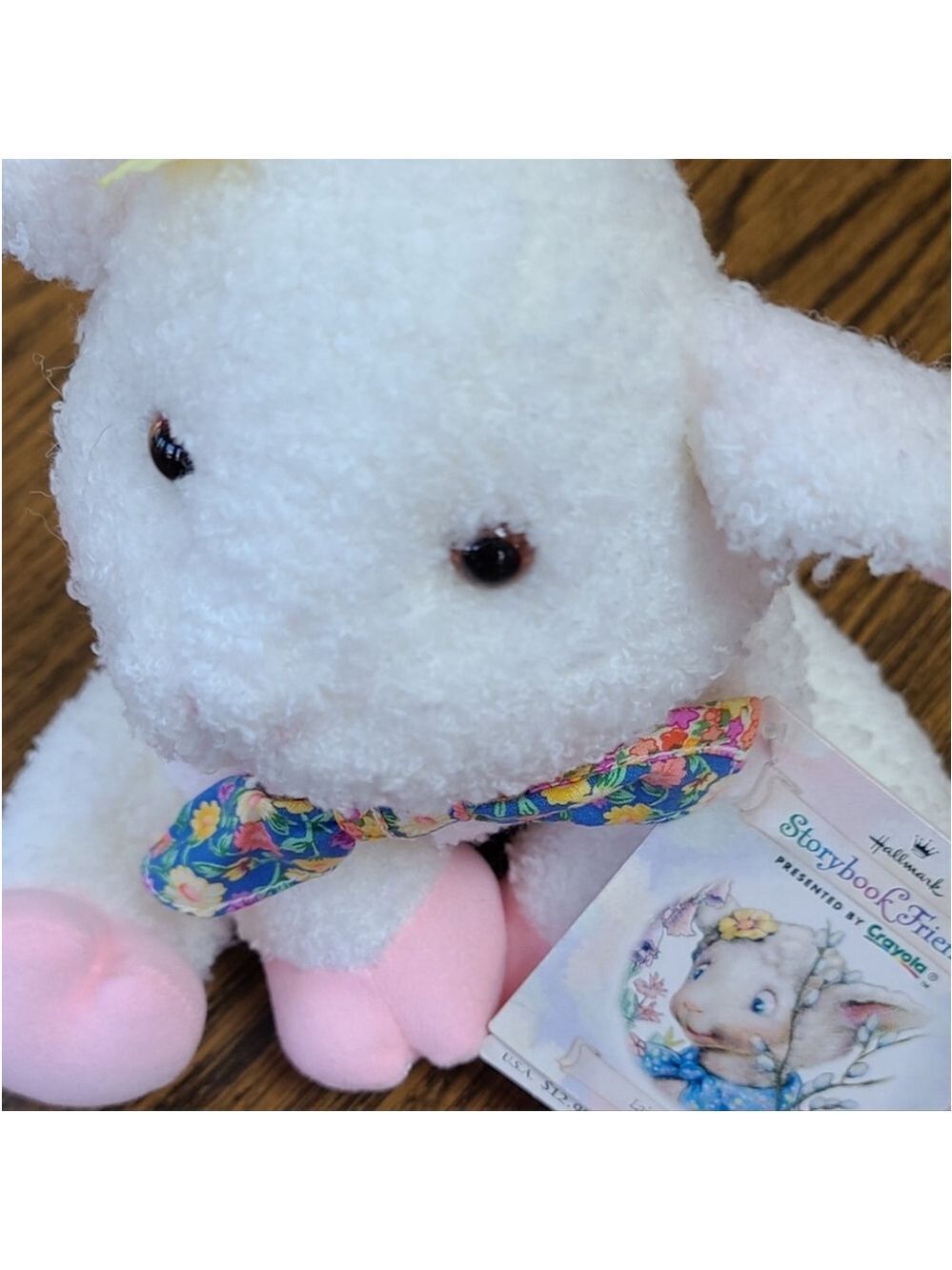 NWT Vintage 1997 Hallmark Crayola Laine Lamb Plush - Picture 2 of 6